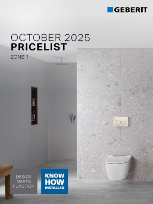 Geberit Pricebook Spring 2025 (Zone 1)