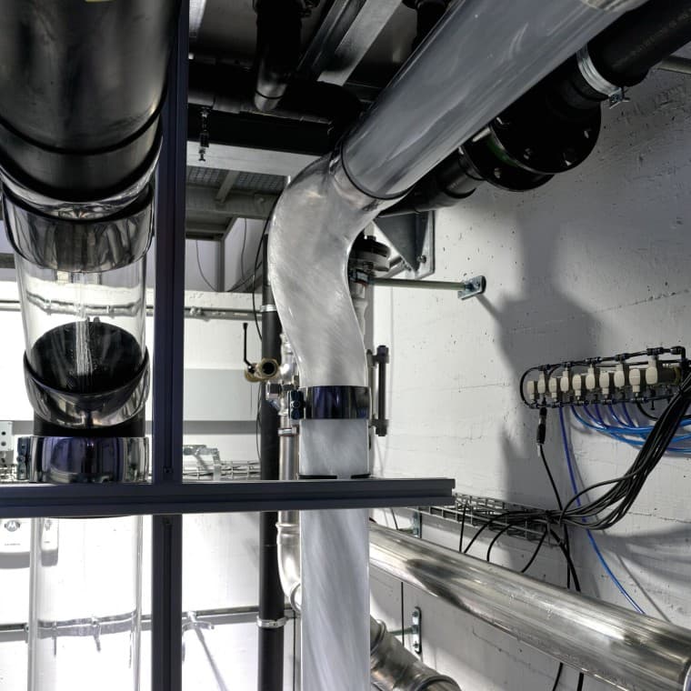 The Geberit drainage tower in Jona, Switzerland The Geberit drainage tower in Jona, Switzerland