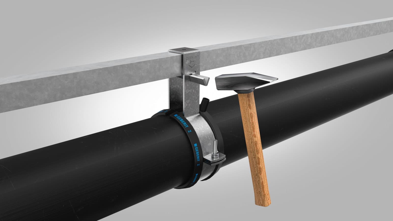 Geberit Pluvia: easy installation without special tools Geberit Pluvia: easy installation without special tools